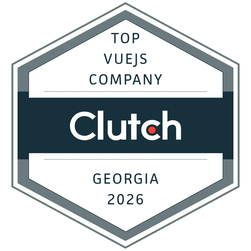 Clutch 2026 Top VueJS Company in Georgia Award won by AKDev Group